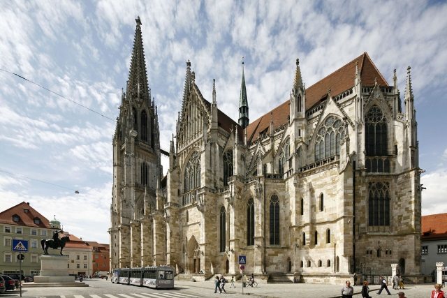 Gothic cathedral of St Peter in Regensburg, Germany Gothic cathedral of St Peter in Regensburg, Germany