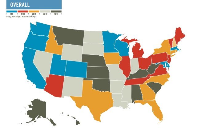 Overall - US Bicycle Friendly State Ranking Overall - US Bicycle Friendly State Ranking