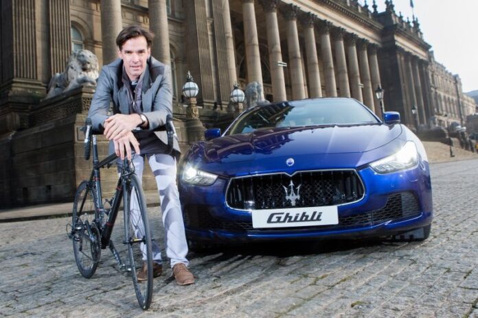 David Millar and Maserati - photo credit Alex Whitehead