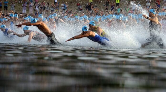 IRONMAN 2015 frankfurt swim IRONMAN 2015 frankfurt swim