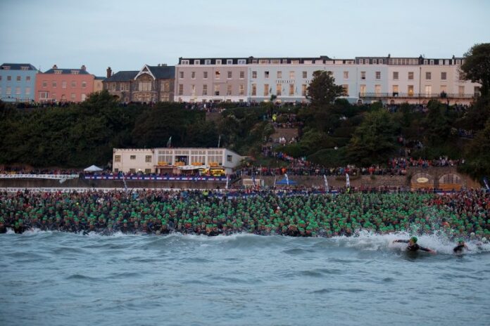 IRONMAN Wales swim - Credit - Getty Images for Ironman