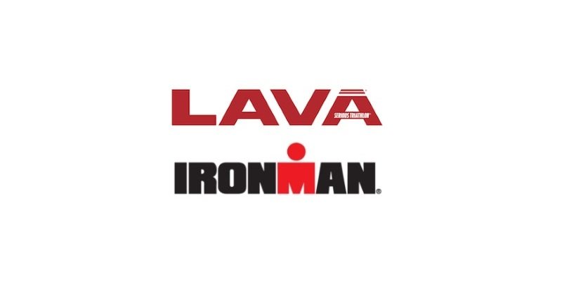 LAVA magazine and IRONMAN logos