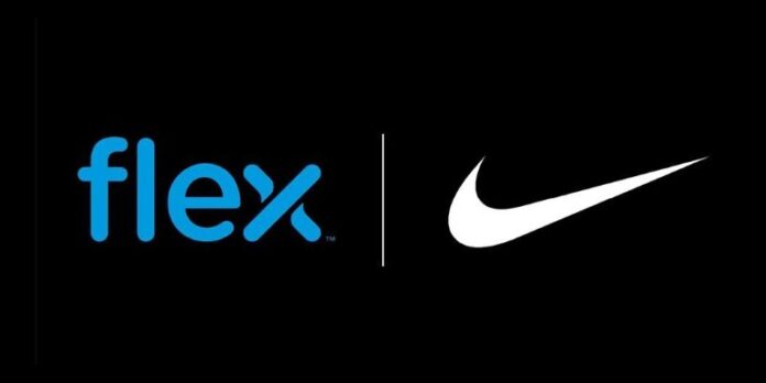 Flex and NIKE logos Flex and NIKE logos