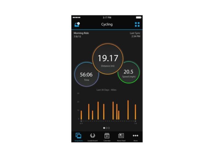 Garmin Connect cycling