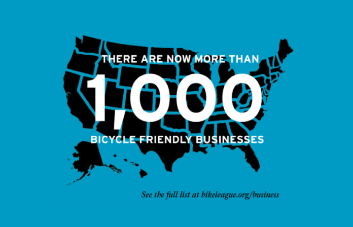 More than 1000 Bicycle Friendly Businesses in USA More than 1000 Bicycle Friendly Businesses in USA