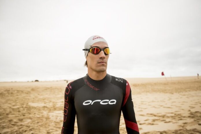 Sebastian Kienle - Orca Kila 180 on the beach