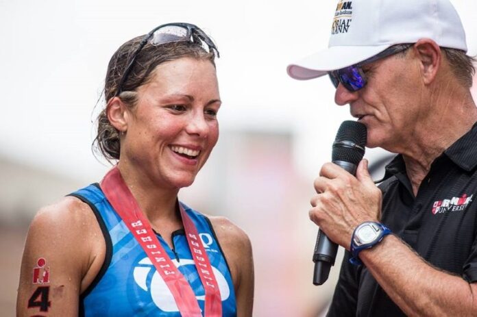 Angela Duncan Naeth at IRONMAN Texas - with Mike Reilly Angela Duncan Naeth at IRONMAN Texas - with Mike Reilly