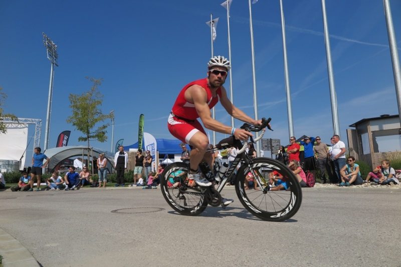 triathlon action at x-bionic sphere