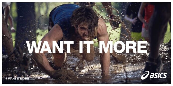ASICS WANT IT MORE banner 2