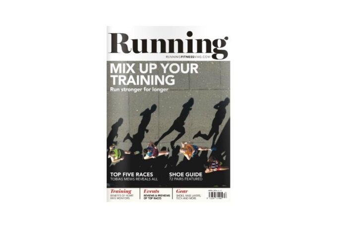 New Running magazine cover - rebranded from Running and Fitness