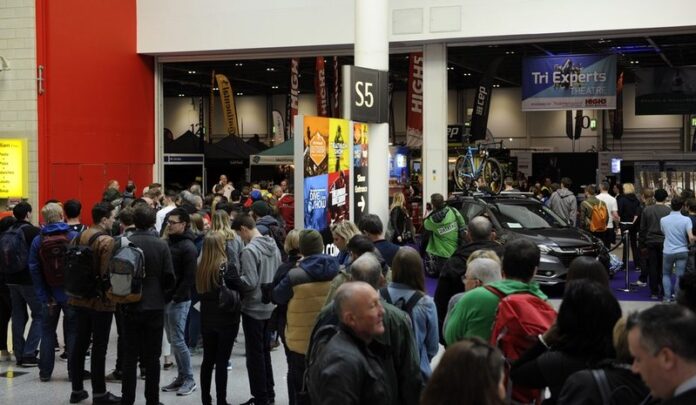 Triathlon Show London outside main hall