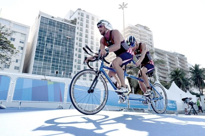 Paratriathlon racing in Rio - photo credit ITU-Delly Carr Paratriathlon racing in Rio - photo credit ITU-Delly Carr