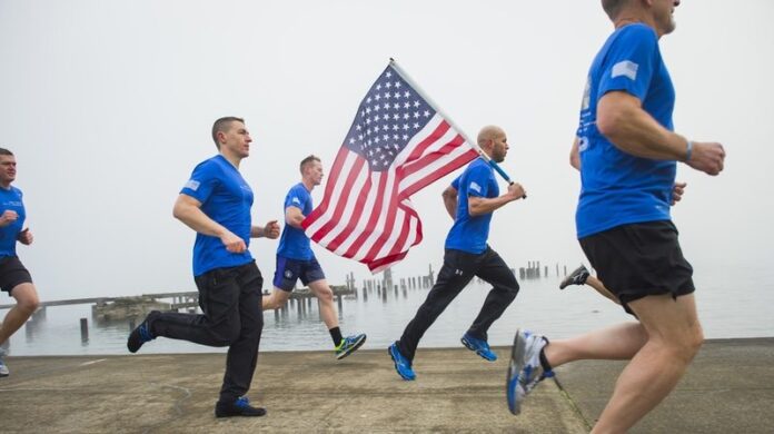 wear blue run to remember runners