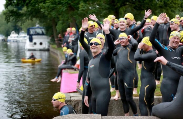 Windsor Triathlon 2015 -swim start