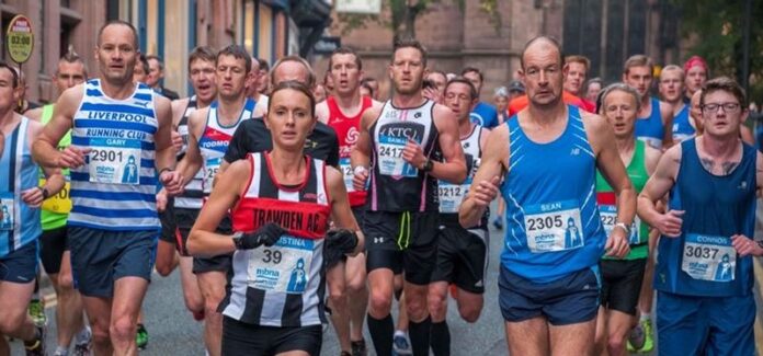Chester Marathon runners