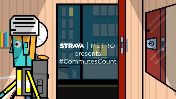 Strava Metro - commutescount hashtag - global bike to work day