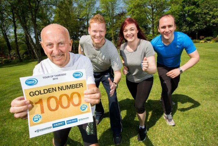 Golden number prize draw sees Tour of Tameside give GBP1000 to charity
