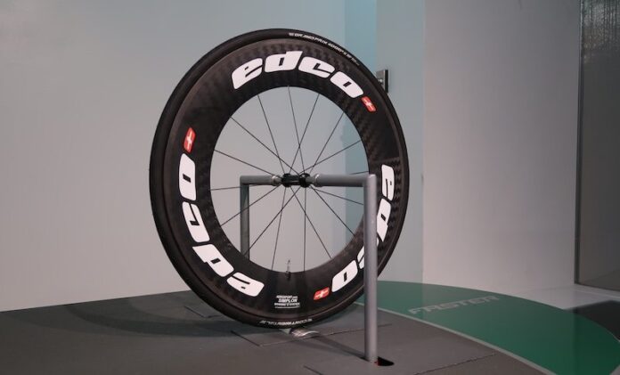 EDCO USA wheel at FASTER Cycling Performance Center