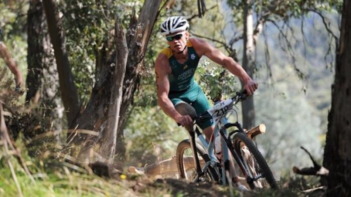 Justin Godfrey - off-road bike - photo credit ITU Justin Godfrey - off-road bike - photo credit ITU