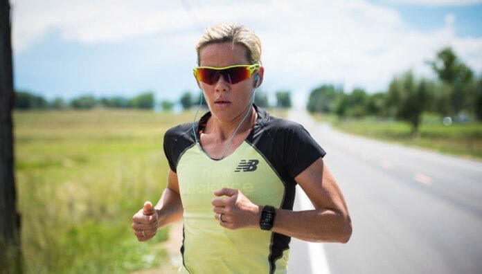 Mirinda Carfrae runs with Polar_new Mirinda Carfrae runs with Polar_new