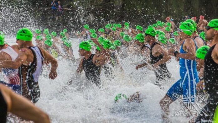 XTERRA men's age group field in Kapalua, Hawaii XTERRA men's age group field in Kapalua, Hawaii