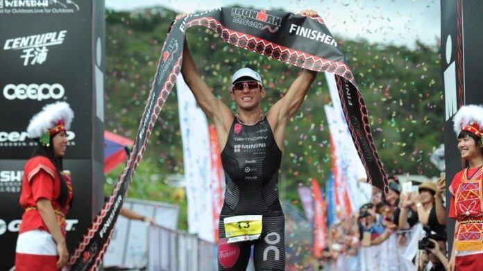 Italian pro triathlete Domenico Passuello
