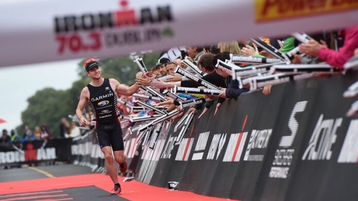 Ironman 70.3 - Dublin DUBLIN, IRELAND - AUGUST 14: Ben Collins of USA wins the IRONMAN 70.3 Dublin triathlon event on August 14, 2016 in Dublin, Ireland. (Photo by Charles McQuillan/Getty Images for Ironman)