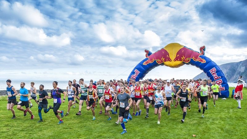 Participant competes during the Red Bull Steeple Chase in Lymouth UK on 9th October 2016 - photo Leo Francis/Red Bull Content Pool