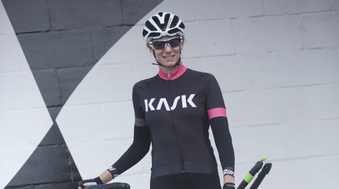 Leanda Cave with KASK Leanda Cave with KASK
