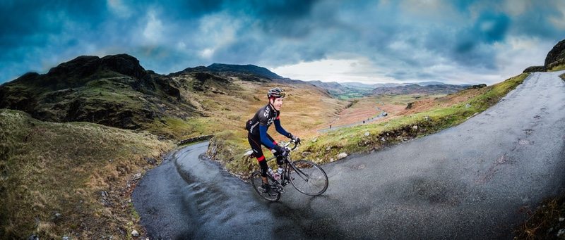 Rider at Fred Whitton Challenge, photo credit - Dominic Fay - photographer Steve Fleming