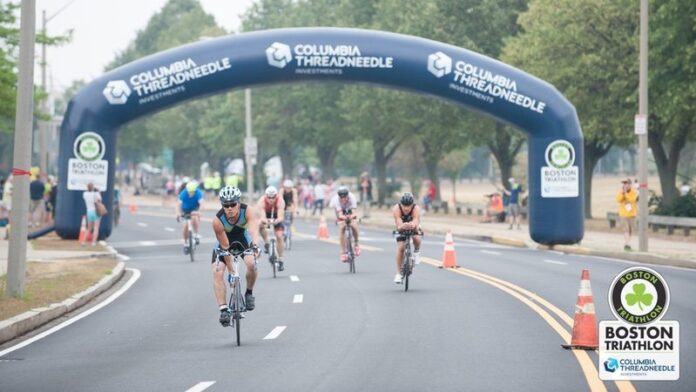 Columbia Threadneedle Investments Boston Triathlon - bike