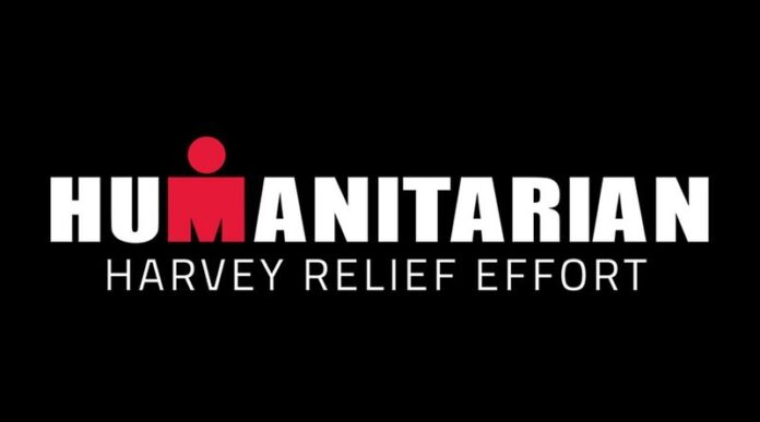 IRONMAN Harvey Relief campaign logo IRONMAN Harvey Relief campaign logo