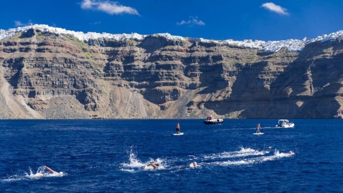 Santorini Experience swimming - photo Elias Lefas Santorini Experience swimming - photo Elias Lefas