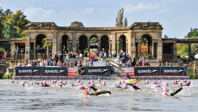 Hever Castle Triathlon - swim - photo Castle Triathlon Series
