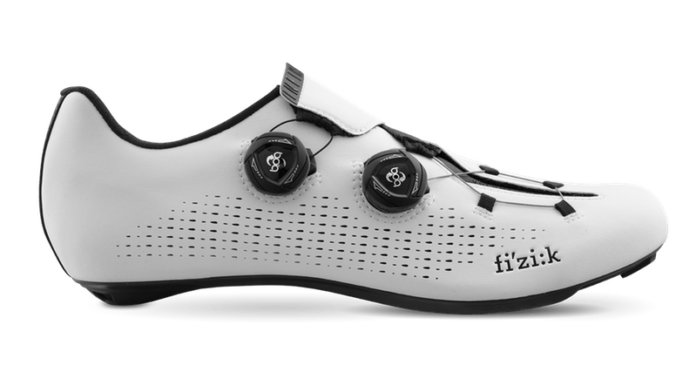 Fizik Infinito R1 white black - side view Fizik Infinito R1 white black - side view