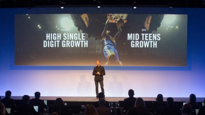 NIKE CEO Mark Parker at Nike Investor Day - photo NIKE Inc NIKE CEO Mark Parker at Nike Investor Day - photo NIKE Inc