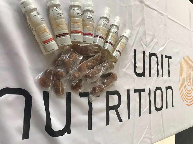 Unit Nutrition at Nevis Triathlon with tamarind balls