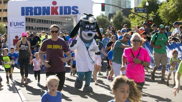 Kids get active at UnitedHealthcare IRONKIDS Arizona Fun Run - Photo credit Laura Segall Kids get active at UnitedHealthcare IRONKIDS Arizona Fun Run - Photo credit Laura Segall