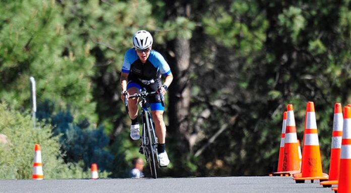 Melisa Christian, 2017 women's champion in the draft-legal sprint duathlon - photo by Rich Cruse Melisa Christian, 2017 women's champion in the draft-legal sprint duathlon - photo by Rich Cruse