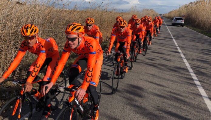 Pro riders of CCC Sprandi Polkowice
