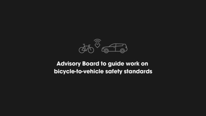 Advisory Board to guide work on bicycle-to-vehicle safety standards