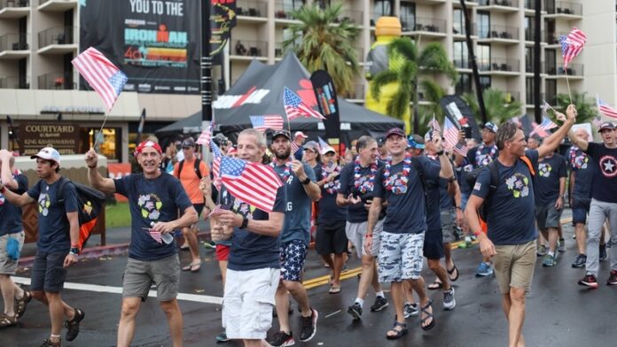 Parade of nations at 2018 IRONMAN World Championship - photo credit Tony Svensson for IRONMAN