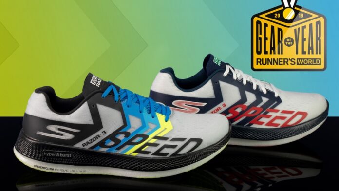 190827_Skechers GO RUN Razor 3 Hyper celebrates Gear of the Year award from Runners World