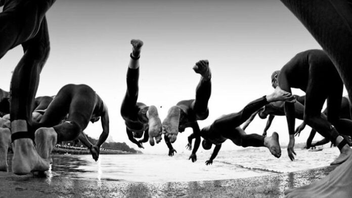 190924_Professional Triathlon Organisation - swim start