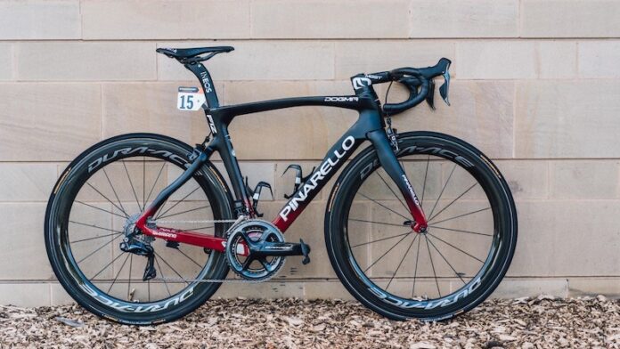 200504_Michal Golas Pinarello Dogma F12 at the 2019 Tour de Yorkshire - image credit- Team INEOS