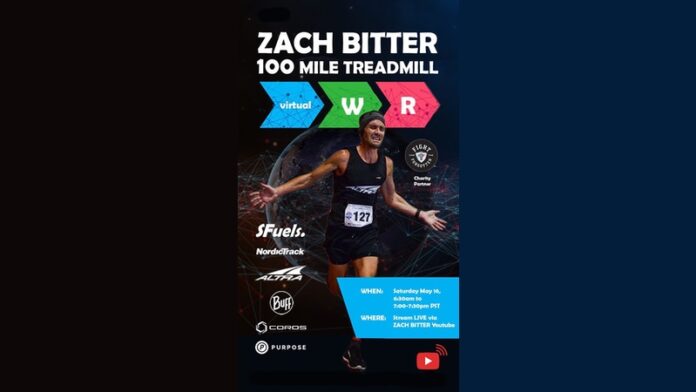 200518_Zach Bitter 100 mile treadmill world record