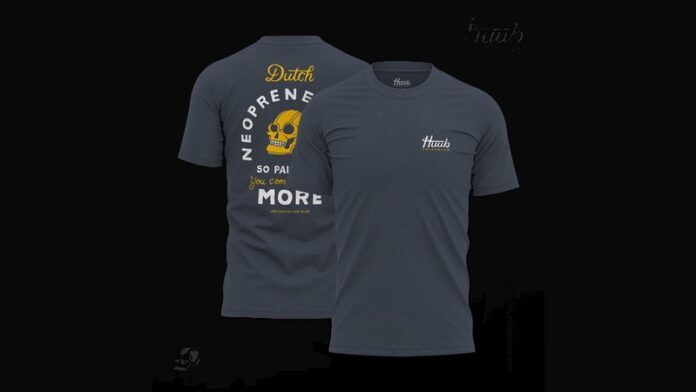 210112_HUUB Jon Contino limited edition t-shirt - Dutch Neoprene Club Steel Blue