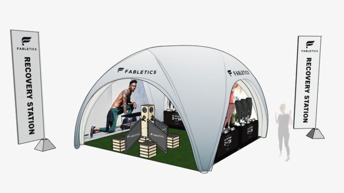 210618_Fabletics pop-up recovery station