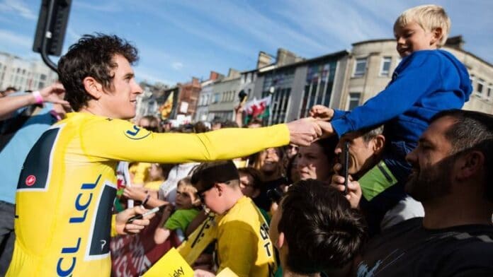 210627_Geraint Thomas wearing yellow - image credit British Cycling