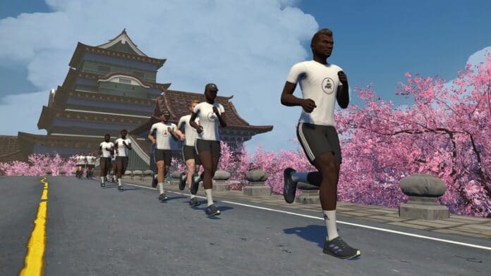 210810_Adidas Take it Forward runners on Zwift